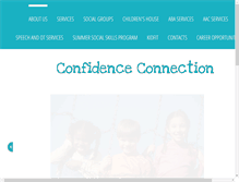 Tablet Screenshot of confidenceconnection.org